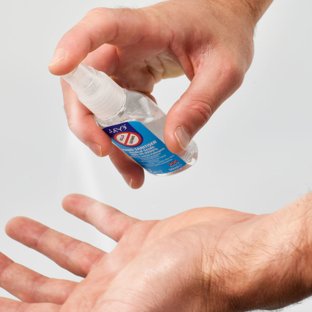 The eye Medical Grade Hand Sanitiser 50ml