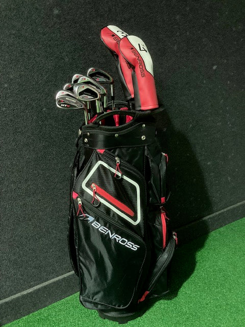 Used Benross HTX irons woods bag